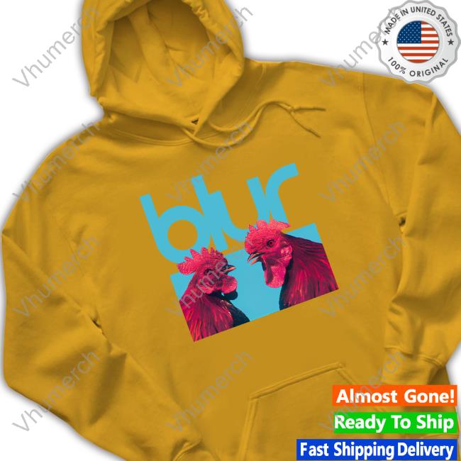 Blur Official Blur Two Chicken Long Sleeve T Shirt Blur Two Chicken Tee Shirt