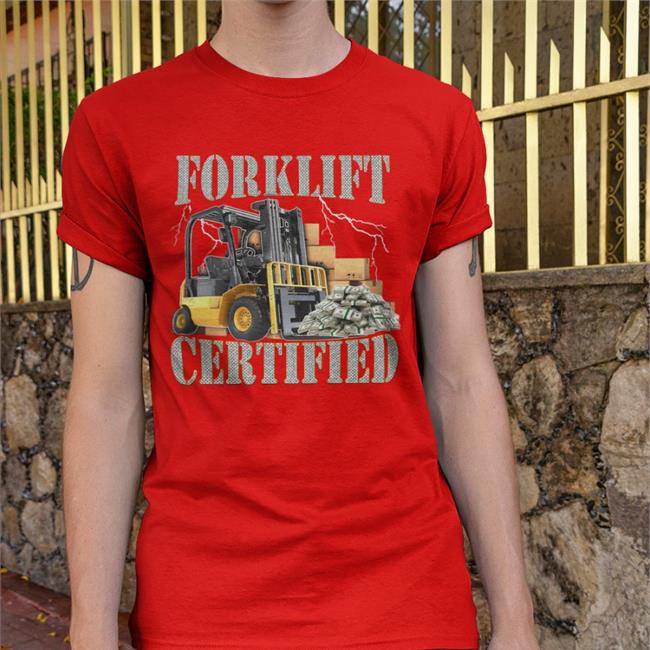 Hard Shirts Forklift Certified Hoodie