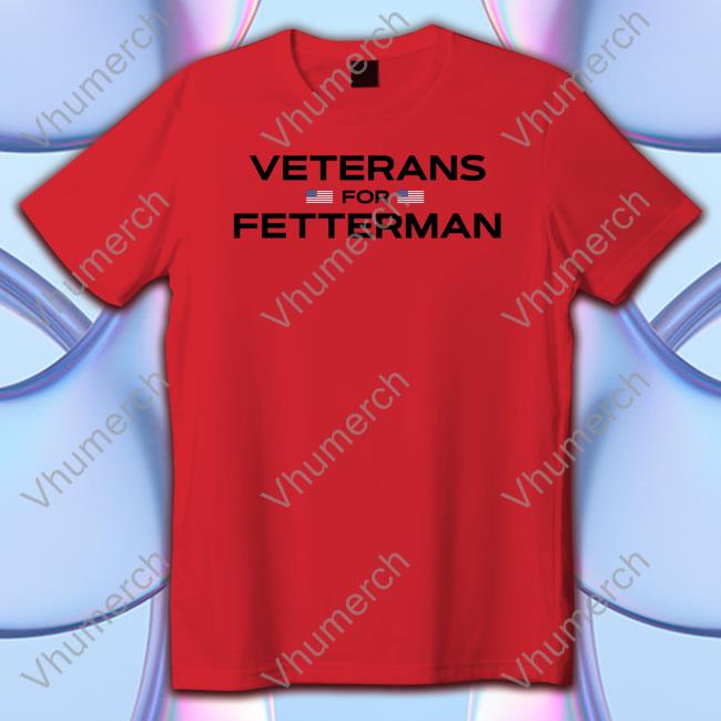 Veterans For Fetterman Crewneck Sweatshirt