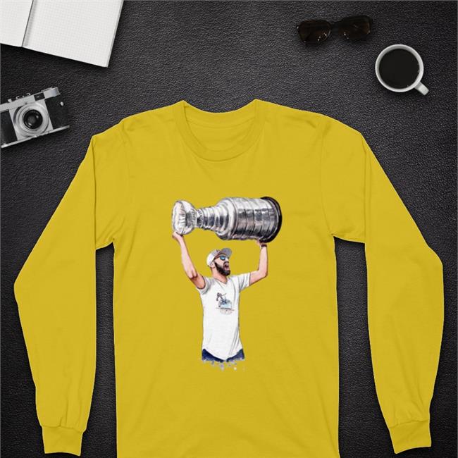 Nazem Kadri With The Stanley Cup T Shirts Champion Avalanche Warning Champion Avalanche Warning Nazem Kadri With The Stanley Cup Shirts