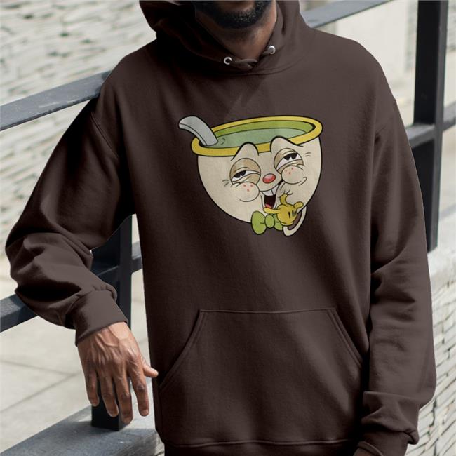 The Cuphead Show Super Extra Comfy Character Bowl Boy New Shirt