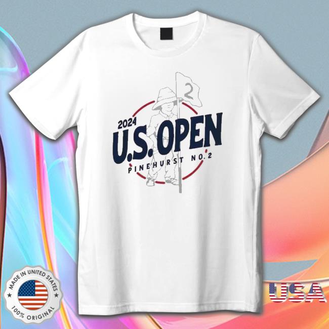 Official 2024 U.S. Open White Ahead Putter Boy Silverton Shirt