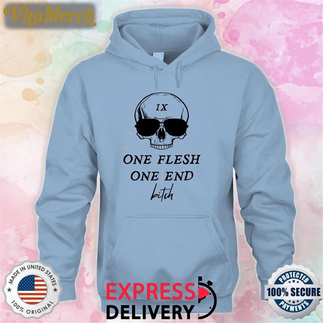 Ix One Flesh One End Bitch Tee Shirt Ginny Di Wearing One Flesh One End Bitch Tee Shirt