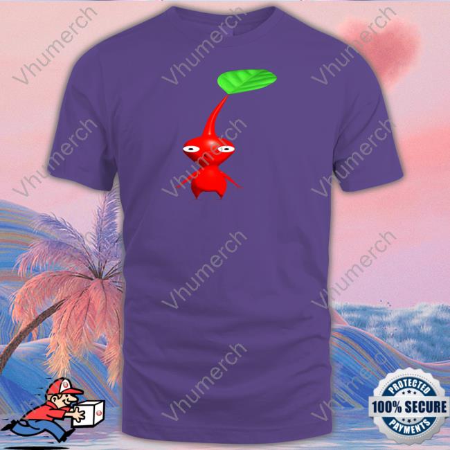 Red Pikpik Pikmin T-Shirt Red Pikmin Carrot Tee