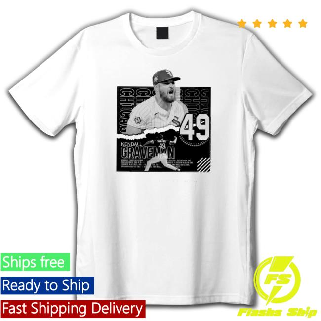 Kendall Graveman 49 Chicago White Sox Baseball Poster 2023 shirt, hoodie, tank top, sweater and long sleeve t-shirt