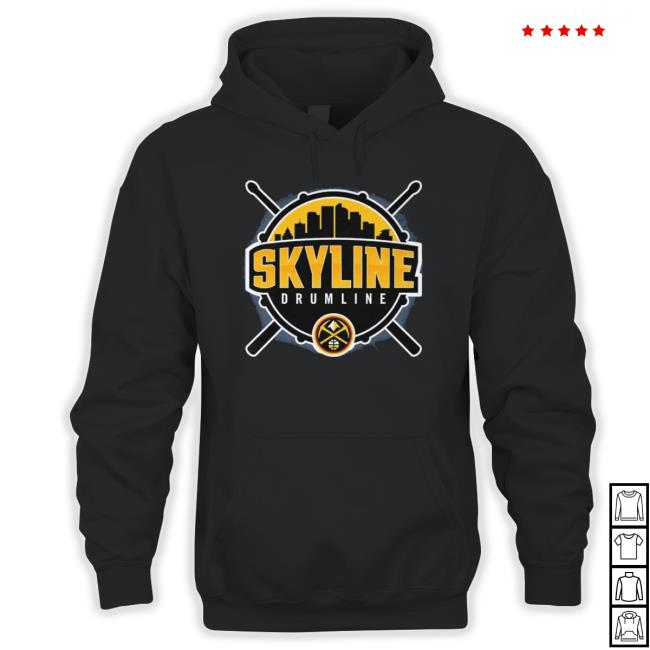 Premium Denver Nuggets Skyline Drumline T-Shirt