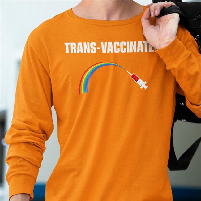 Black Trans Vaccinated Rainbow Shirt Alex Strenger