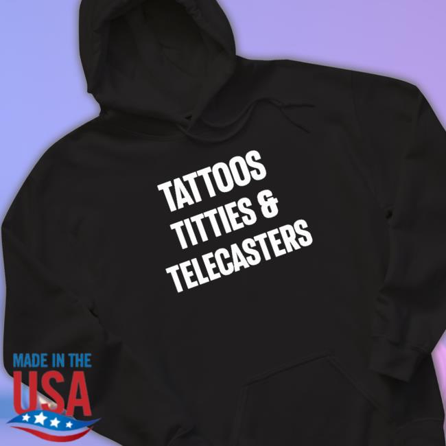 Official John 5 Tattoos Titties And Telecasters Sweatshirt