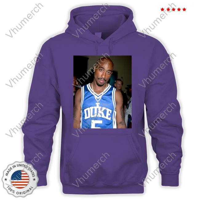 Barstool Blue Devils Ryan Young Wearing Tupac Shakur New Shirt