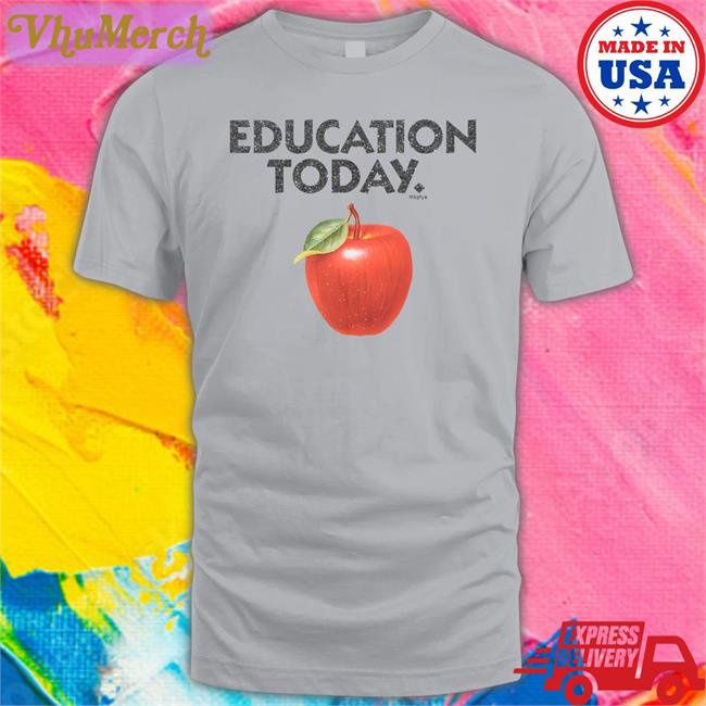 Education Today Tee Shirt Yunhyeong Song Wearing Education Today Hoodied Sweatshirt