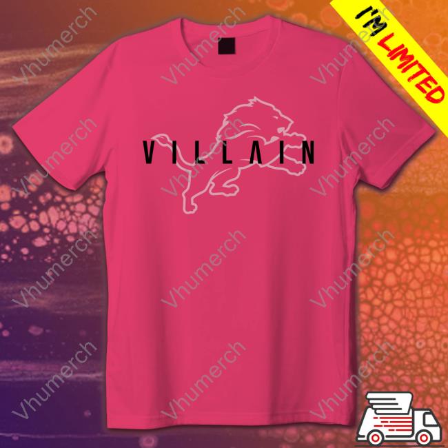 Brad Holmes Villain Shirt Brad Holmes Detroit Lions Villain Long Sleeve Tee