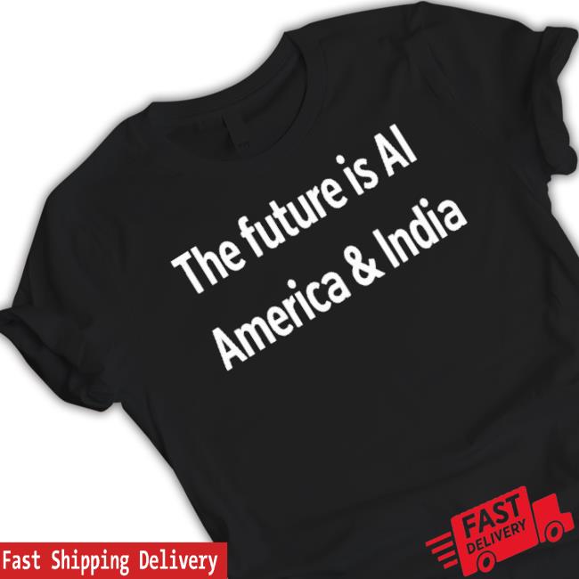 Official The Future Is Ai America And India Shirt