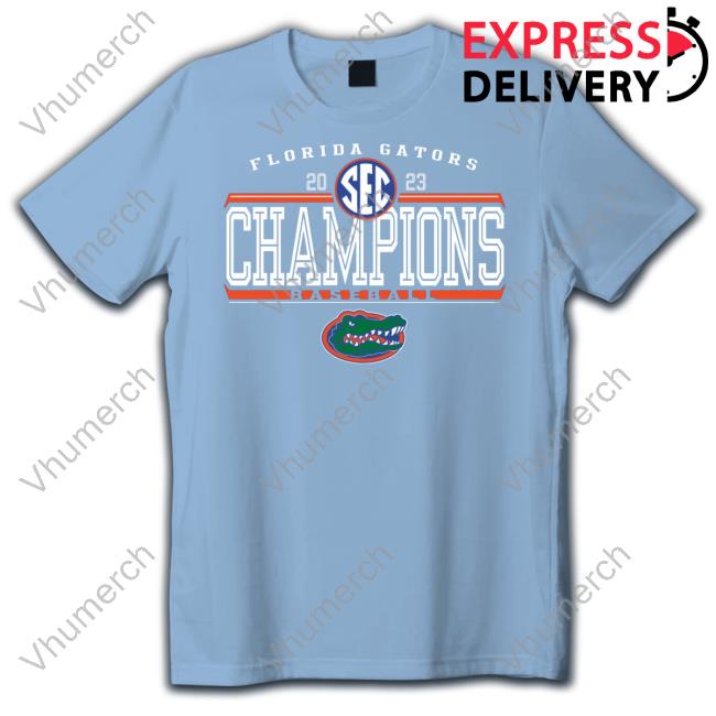 Florida Gators 2023 Sec Baseball Regular Season Champions T Shirts