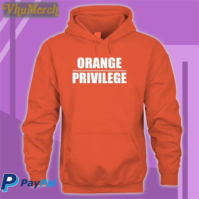 Orange Privilege Sweatshirt