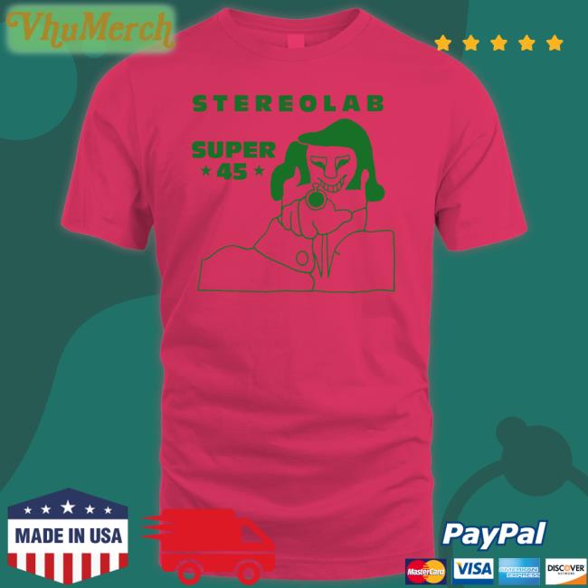 Stereolabgroop Merch Stereolab Super 45 Tee Shirt