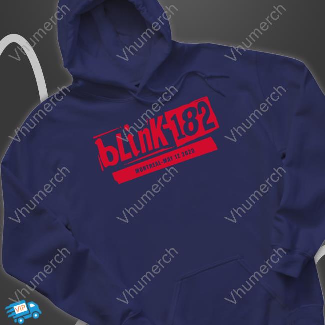 Ian Williams Blink-182 Merchmontreal May 12 2023 Hoodie
