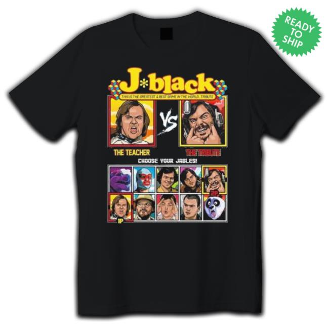 Original Jack Black Fighter The Teacher Vs The Tribute Shirt