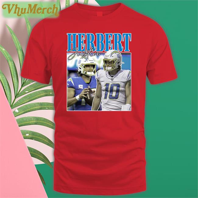 Justin Herbert T Shirts Los Angeles Chargers Justin Herbert Vintage 90S Hoodie