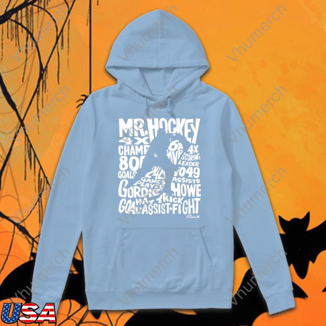 Breakingt Store Gordie Howie Word Art Shirt