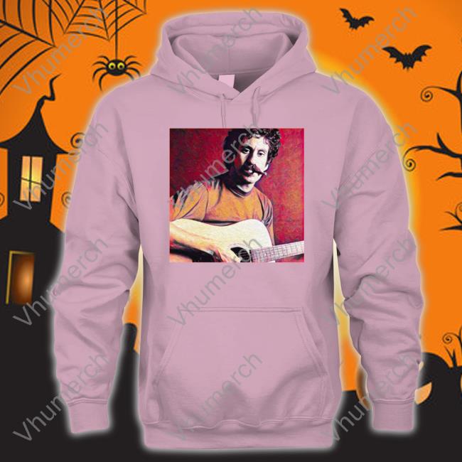 Jim Croce With Guitar T Shirts Jim Croce With Guitar Long Sleeve T Shirt