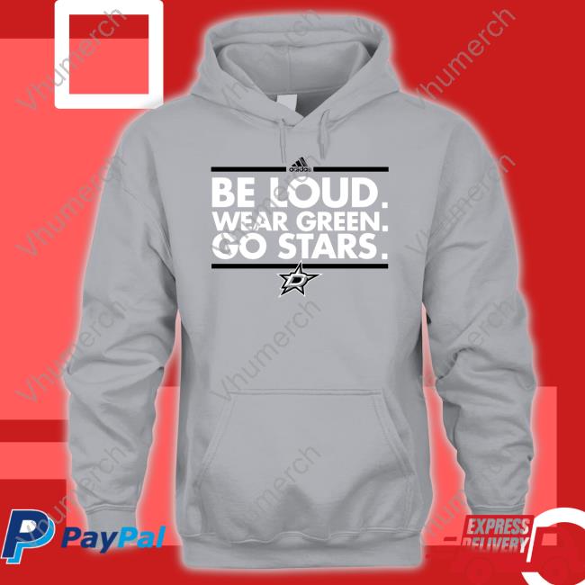 Official Be Loud Wear Green Go Stars Hoodie