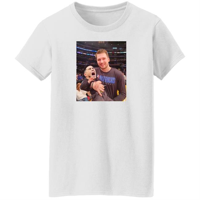 Juju Luka Doncic Carrys Devin Booker Baby Shirt Nocontextees Luka Doncic Carrying Devin Booker Crying Baby Picture Tee Shirt Juju Luka Doncic Carrys Devin Booker Baby Shirt Nocontextees Luka Doncic Carrying Devin Booker Crying Baby Picture Tee Shirt