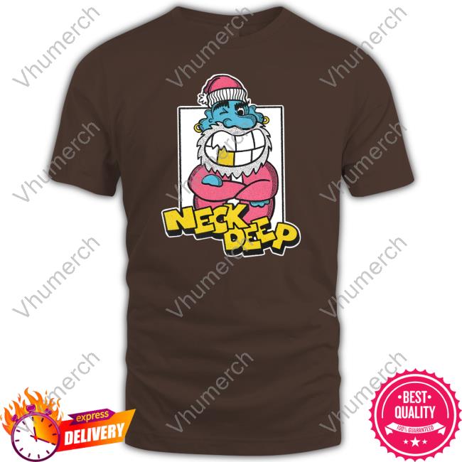 Neck Deep Santa Hoodie