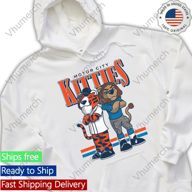 Barstool U City Motor City Kitties Hoodie Official Barstool Sports Store Motor City Kitties Hoodie