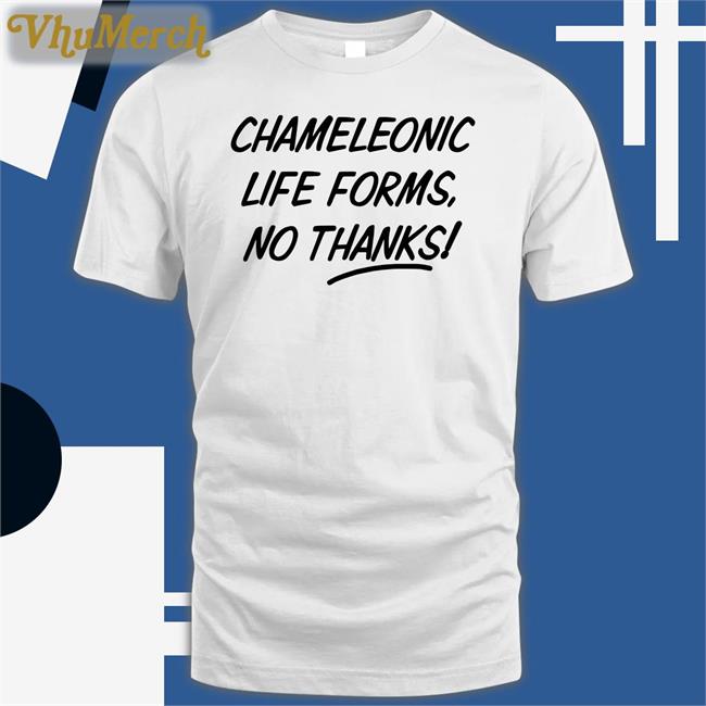 Chameleonic Life Forms No Thanks Long Sleeve Tee Shirt