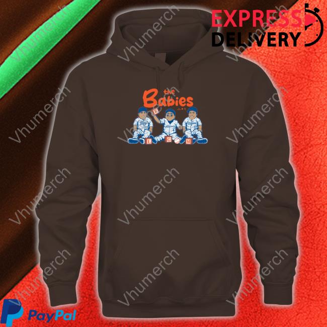 Breakingt Store Brett Baty And Francisco Alvarez And Mark Vientos The Babies Hooded Sweatshirt