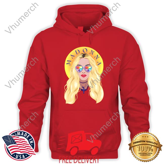 Madonna Merch Pride Heart Eyes T Shirt