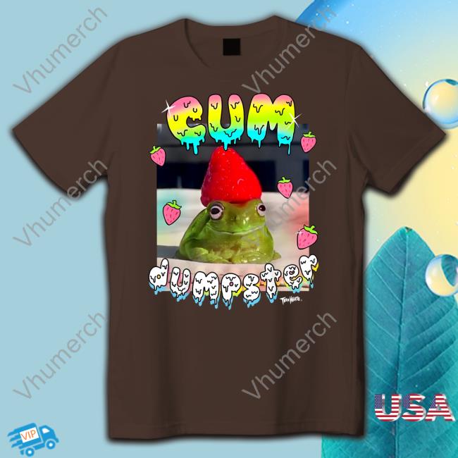Frog Cum Dumpster Hoodie Teen Hearts Shirts With Threatening Auras Frog Cum Dumpster Tee
