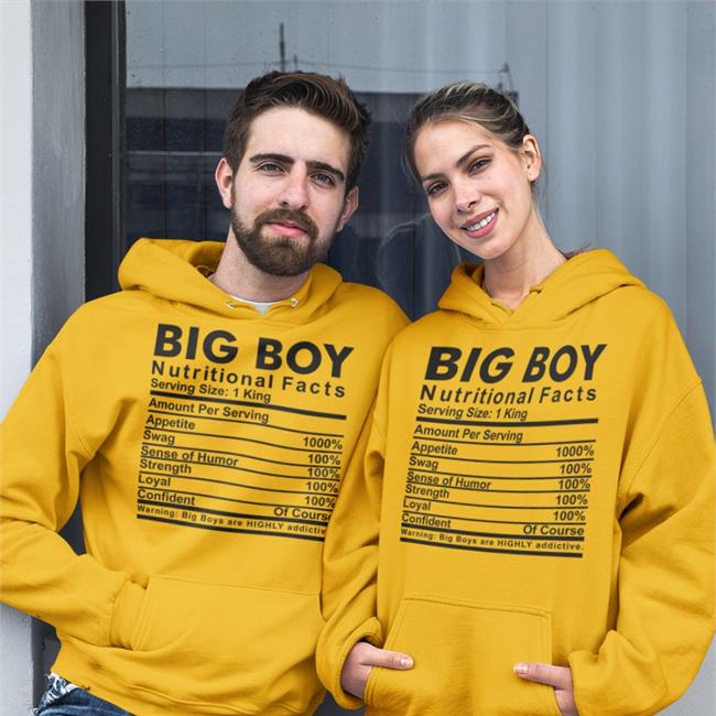 Big Boy Nutritional Facts Hoodie