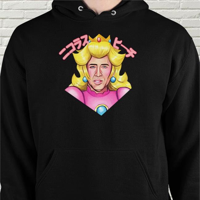 Princess Nicholas Peach Hoodie Sweatshirt Weird Thrift Store Shirts