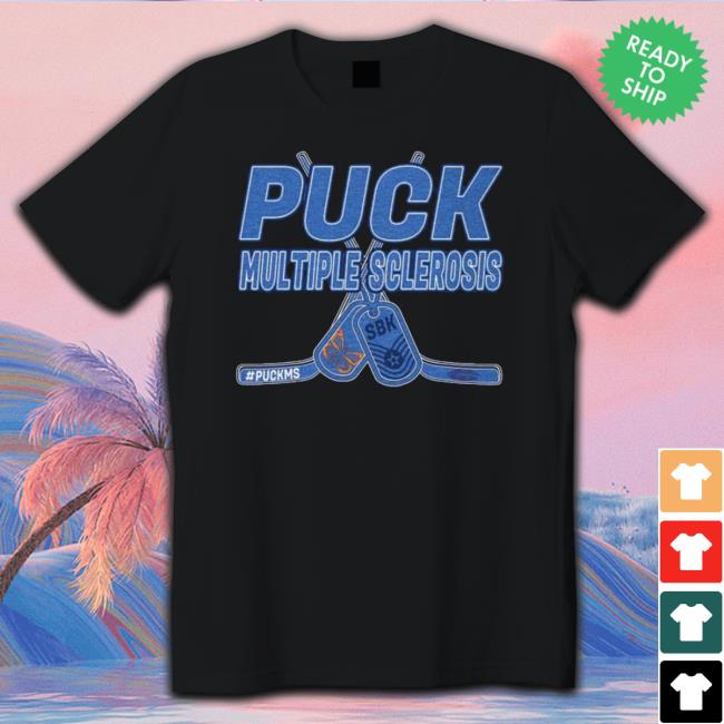 Tampa Bay Lightning 2023 Puck Multiple Sclerosis tee shirt Tampa Bay Lightning 2023 Puck Multiple Sclerosis Sweater