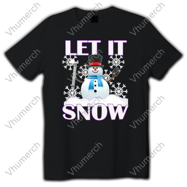 Hard Shirts Let It Snow Hoodie Sweatshirt
