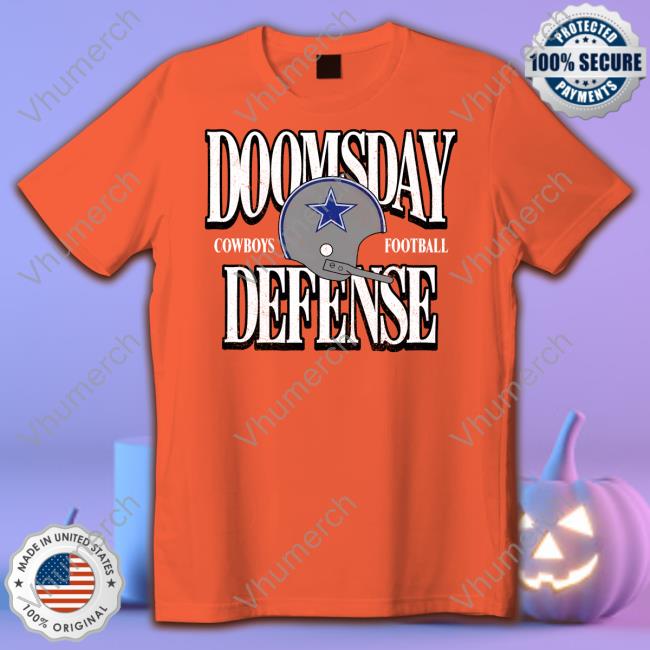 Cowboys Dc Dan Quinn Wears Doomsday Defense Tee Shirt