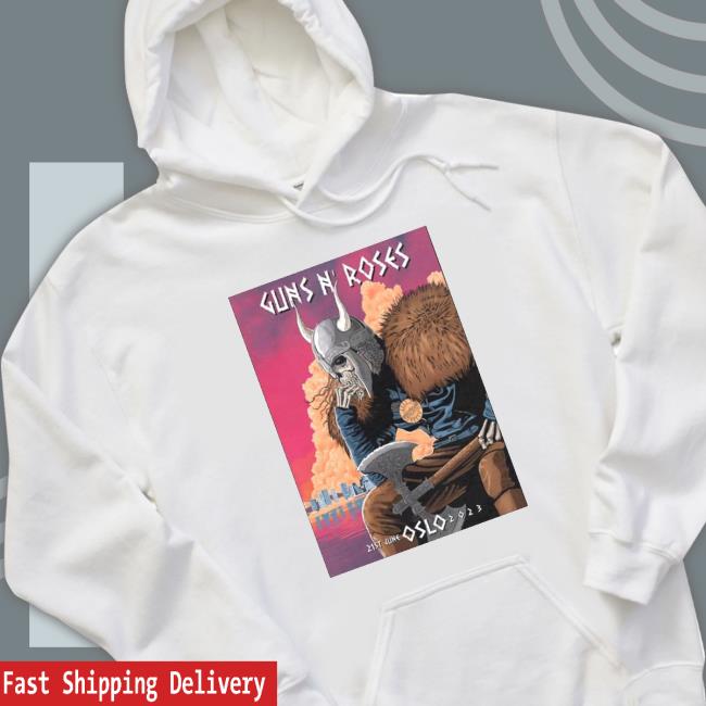 Guns N Roses 21St June Oslo 2023 Vintage shirt, hoodie, tank top, sweater and long sleeve t-shirt