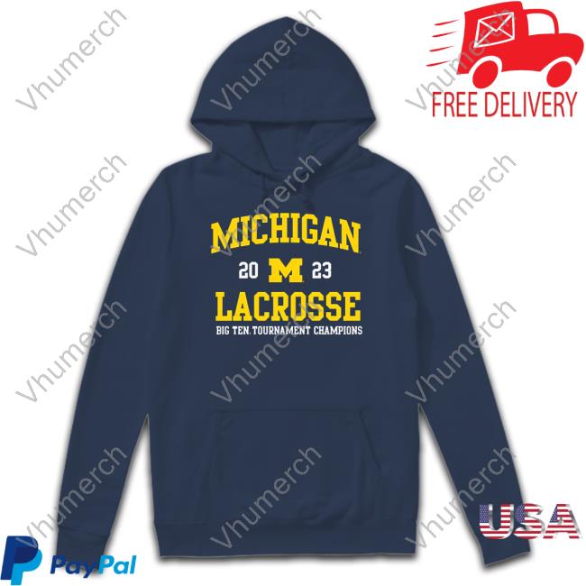 University Of Michigan Men's Lacrosse 2023 Big Ten Champions Sweatshirt