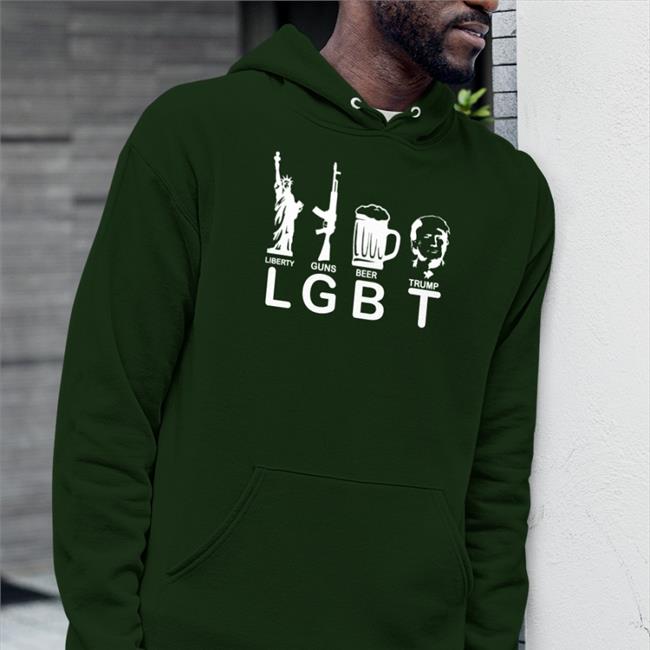 Not Obamas Cousin Lgbt Liberty Guns Beer Strump T Shirts