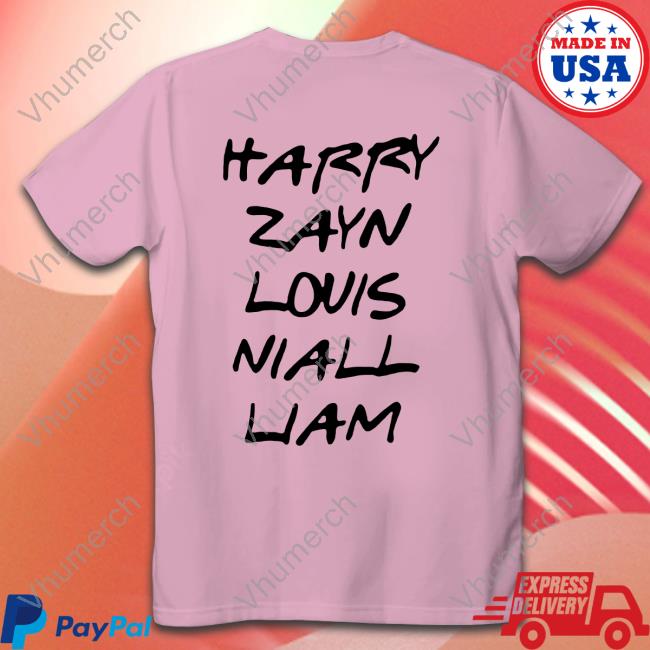 Harry Zayn Louis Niall Liam New Shirt Ig Jamalsworld Back Harry Zayn Louis Niall Liam Shirt