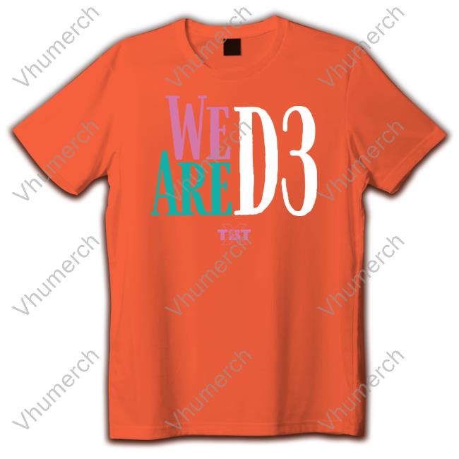 Breakingt Merch We Are D3 Long Sleeve T Shirt Breakingt Merch The Basketball Tournament We Are D3 Shirt