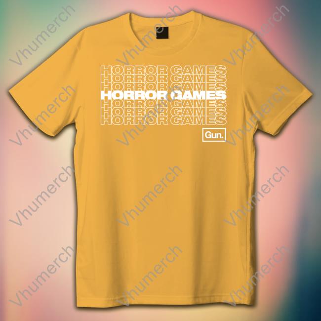 Horror Games Shirt Horror Games T Shirt Gun Store