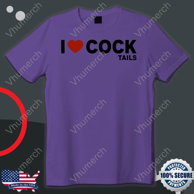 Glitterparis Ginger Wearing I Love Cock Tails T Shirts I Heart Cock Tails Shirt