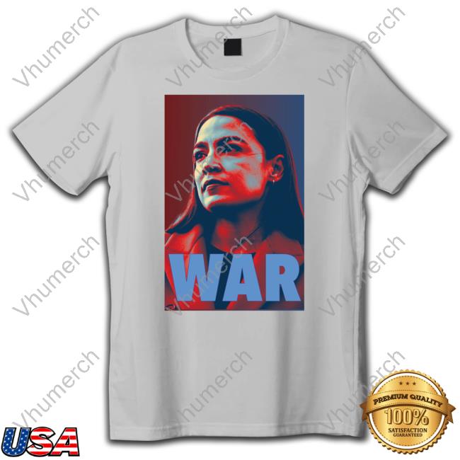 Aoc Ocasio-Cortez's Face War Tank Top