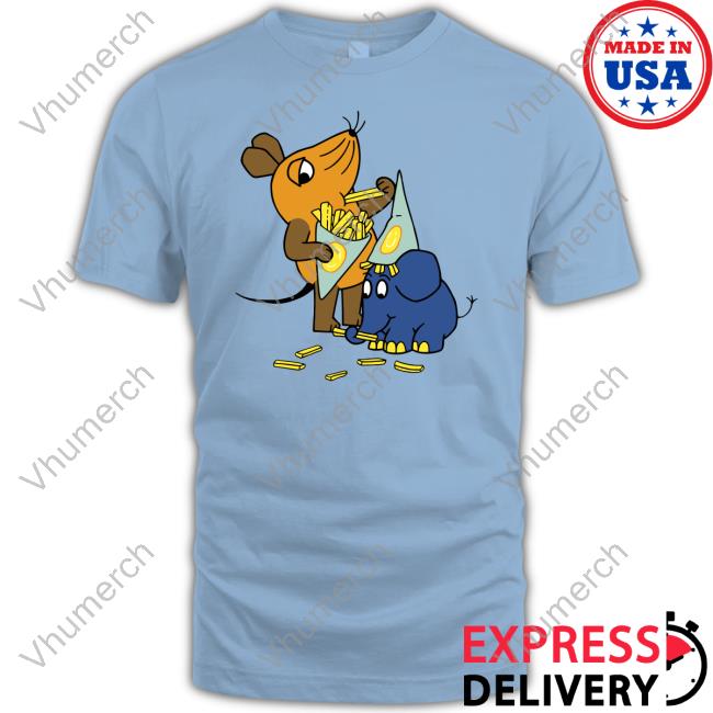 Official Die Sendung Mit Der Maus Pommes Party Shirt, T Shirt, Hoodie, Sweater, Long Sleeve T-Shirt And Tank Top