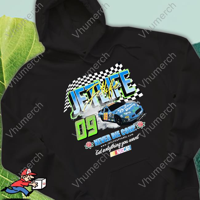 Jetlifeapparel Store Jet Life X Nascar Stock Car Never Die Corp Tee Shirt