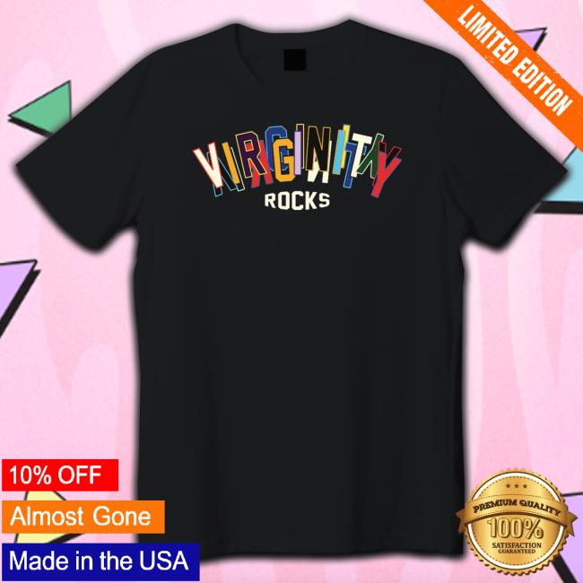 Danny Duncan 69 Virginity Rocks Stacked Black Crewneck Sweatshirt