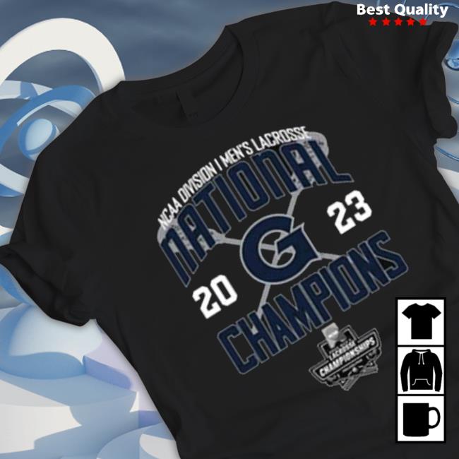 Official Georgetown Hoyas 2023 Ncaa Di Men’S Lacrosse Championships Philadelphia Logo Shirt