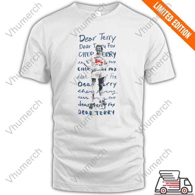 Ryan Reynolds Dear Terry Dear Terry Fox Cher Terry New Shirt